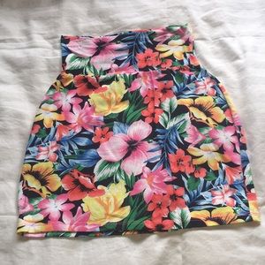 VS PINK Floral Skirt